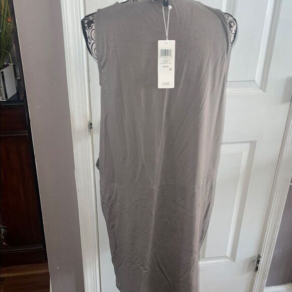 Eileen Fisher Nwt Sleeveless Gray Dress - Picture 4 of 7